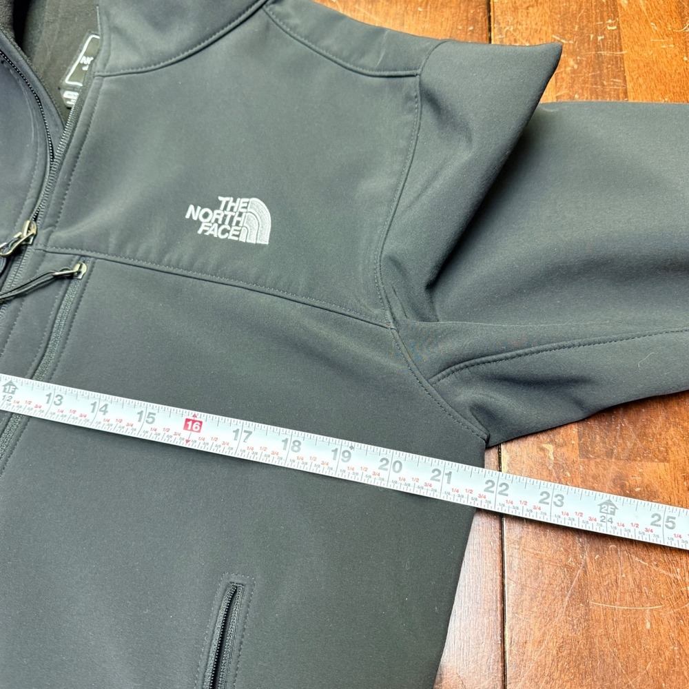 The North Face WindWall Softshell Jacket Mens Medium Black Full Zip Apex Bionic - Picture 6 of 9